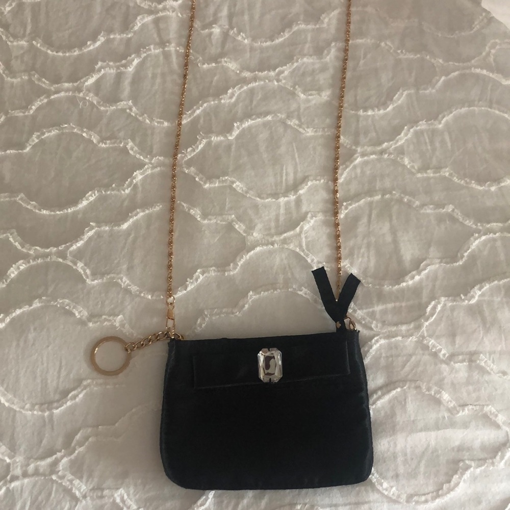 Mini Black Zipper Pouch